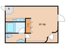 ＢＩＡＮＣＡＳＡ水主町 1Rの間取り