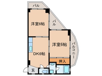 間取図 コーポ長谷川