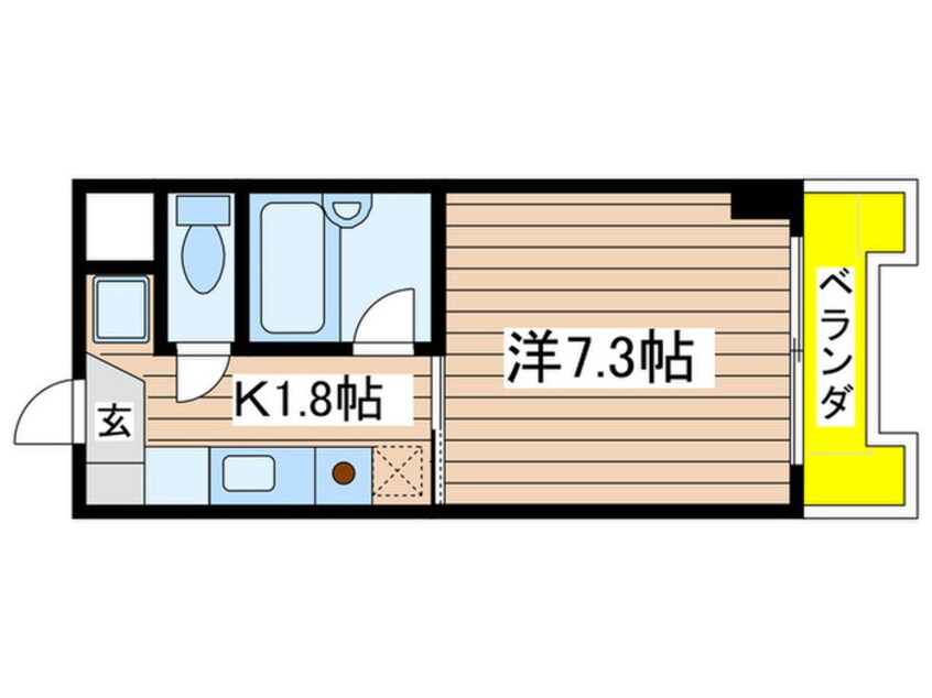 間取図 荒川ＡＰＡＲＴＭＥＮＴＳ