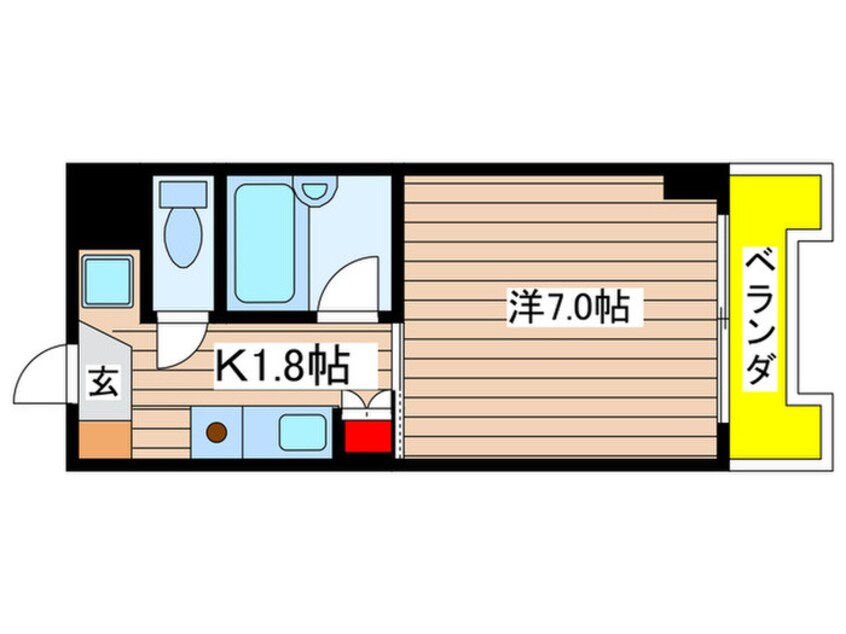 間取図 シーズンコート塩釜駅前