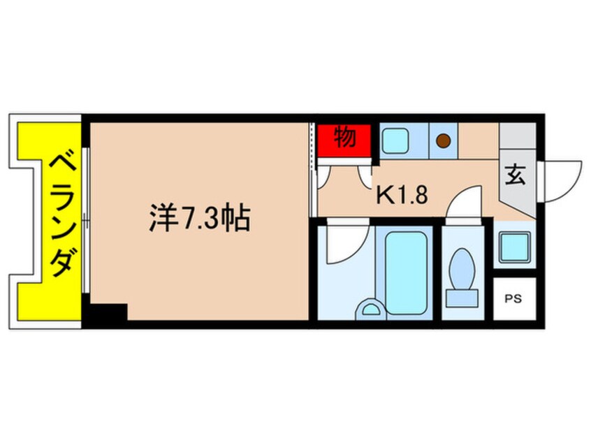 間取図 荒川ＡＰＡＲＴＭＥＮＴＳ