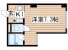 シーズンコート塩釜駅前 1Kの間取り