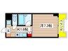 シーズンコート塩釜駅前 1Kの間取り
