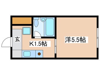 間取図 荒川ＡＰＡＲＴＭＥＮＴＳ