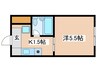 荒川ＡＰＡＲＴＭＥＮＴＳ 1Kの間取り