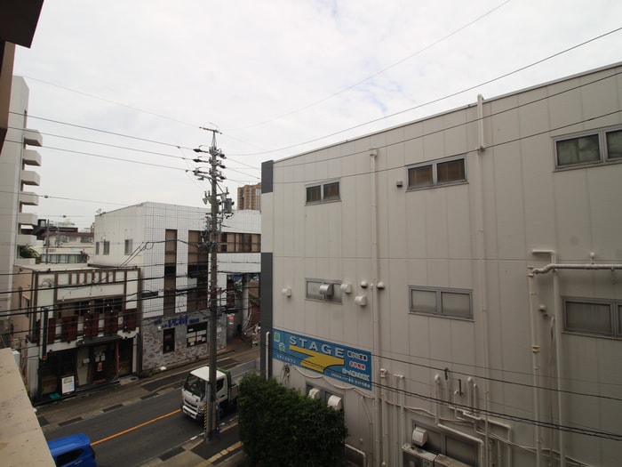 室内からの展望 シーズンコート塩釜駅前