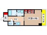 ＥＸＥ原 1Kの間取り