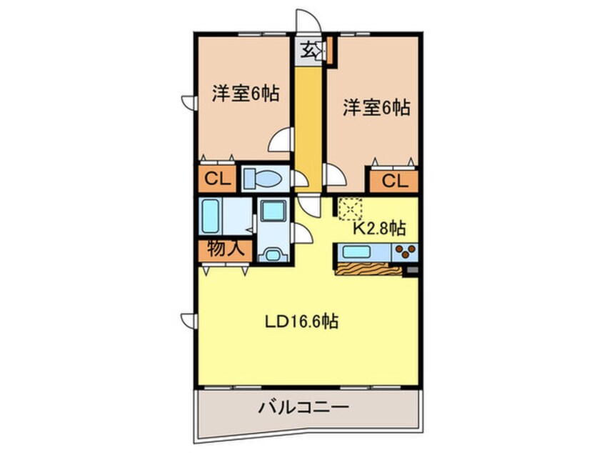 間取図 マ・ピエスＥⅢ