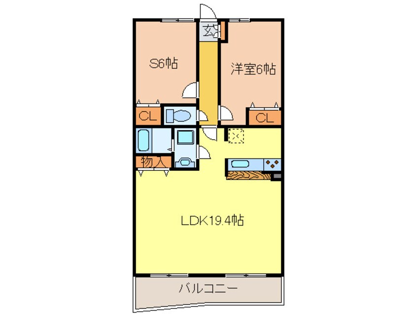 間取図 マ・ピエスＥⅢ