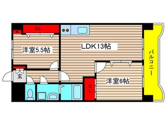 間取図 シャンブルナルカワ