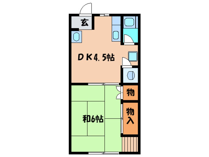 間取図 青木荘