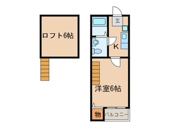 間取図 プティ　オランジュ