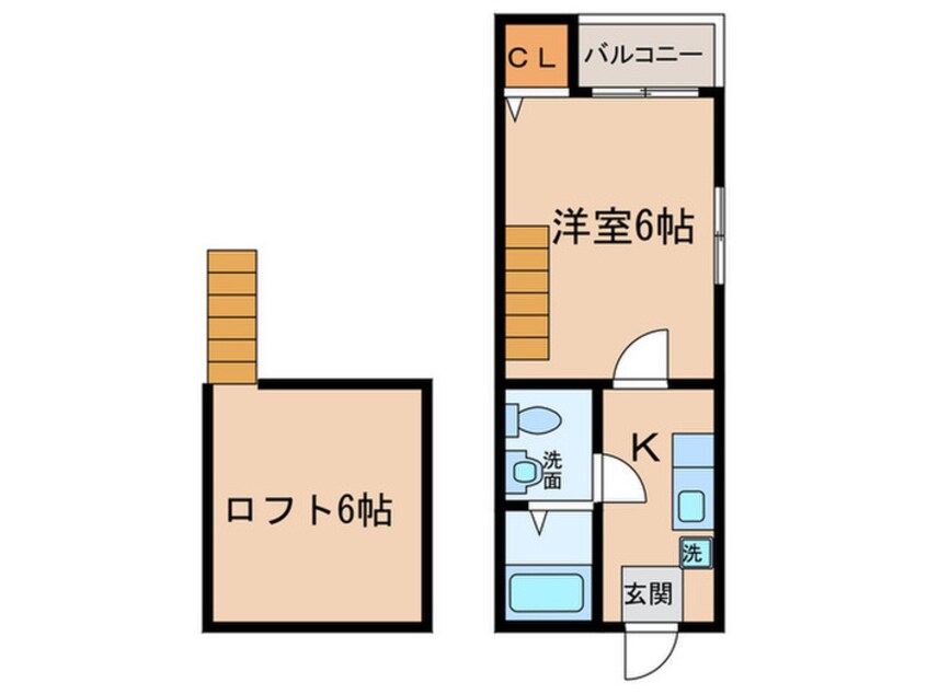 間取図 プティ　オランジュ