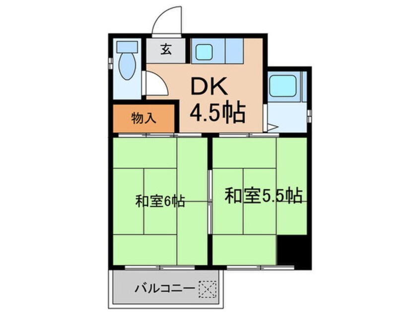 間取図 正起ビル(501)