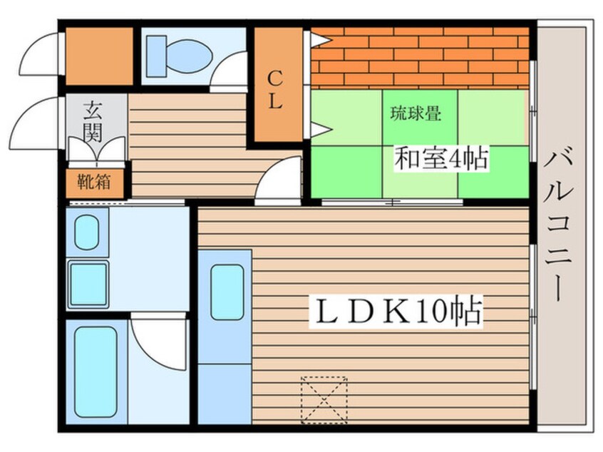 間取図 花井第二清風マンション