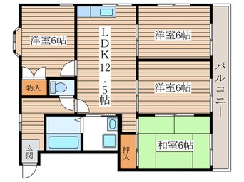 間取図 ホ－メスト玉水