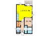 金山BASE 1LDKの間取り
