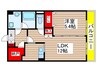 ホワイトクレイン 1LDKの間取り