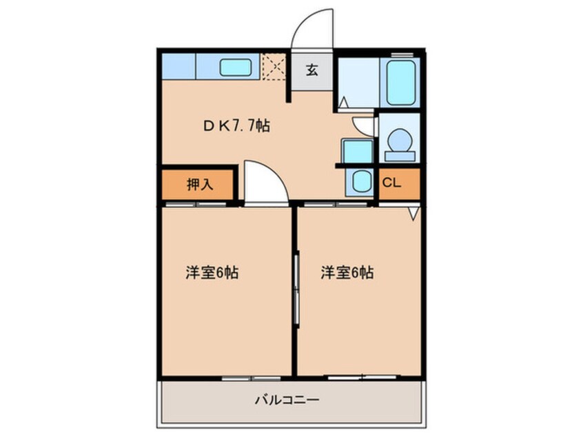 間取図 コスモス