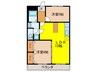 エレガンスニュ－小川 2LDKの間取り