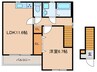 イリス富吉 1LDKの間取り