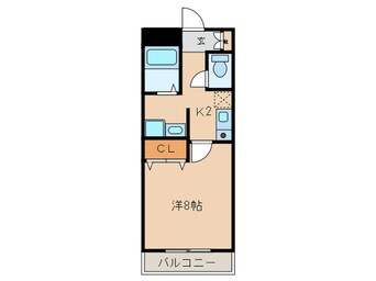 間取図 メゾンオリ－ブ