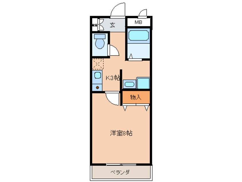 間取図 メゾンオリ－ブ