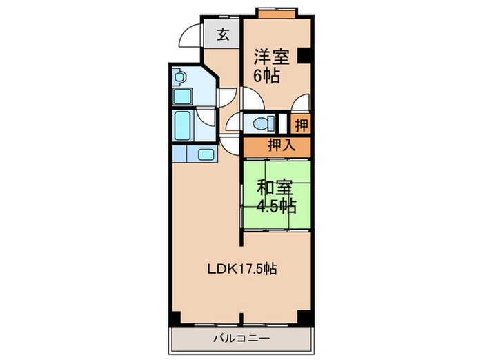 間取り図 オオタ上菅ビル