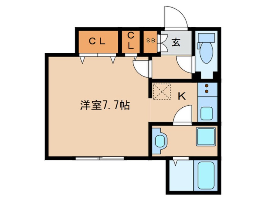 間取図 Branche覚王山