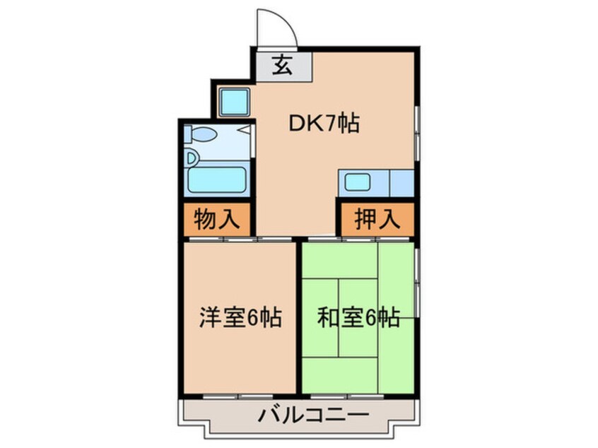 間取図 メゾン住吉