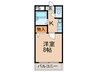 メゾンＭ 1Kの間取り