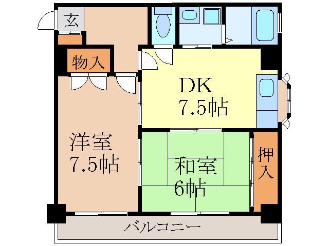 間取り図 千種エスティビル