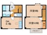 エミネンス丸根 2DKの間取り