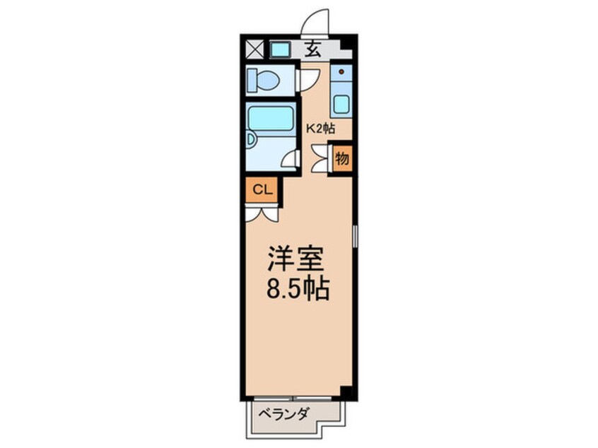 間取図 アムール虹ヶ丘