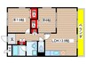 ドエル植田山 2LDKの間取り