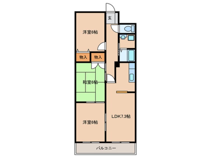 間取図 プレステージステラマリス