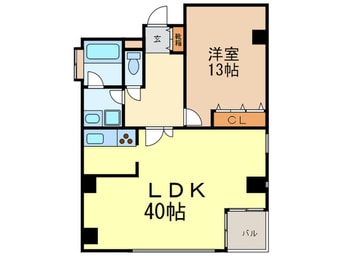 間取図 バ－ドヒル伏見
