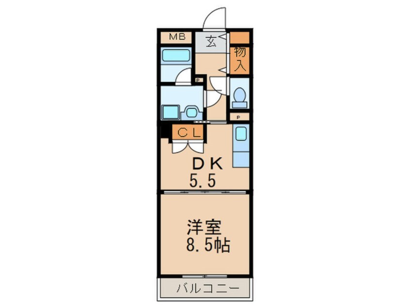 間取図 フィオレンテ本山