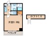Ｍ３ＥＬＭｕｎｄｏ　 1Kの間取り