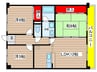 シャンポール葵 3LDKの間取り