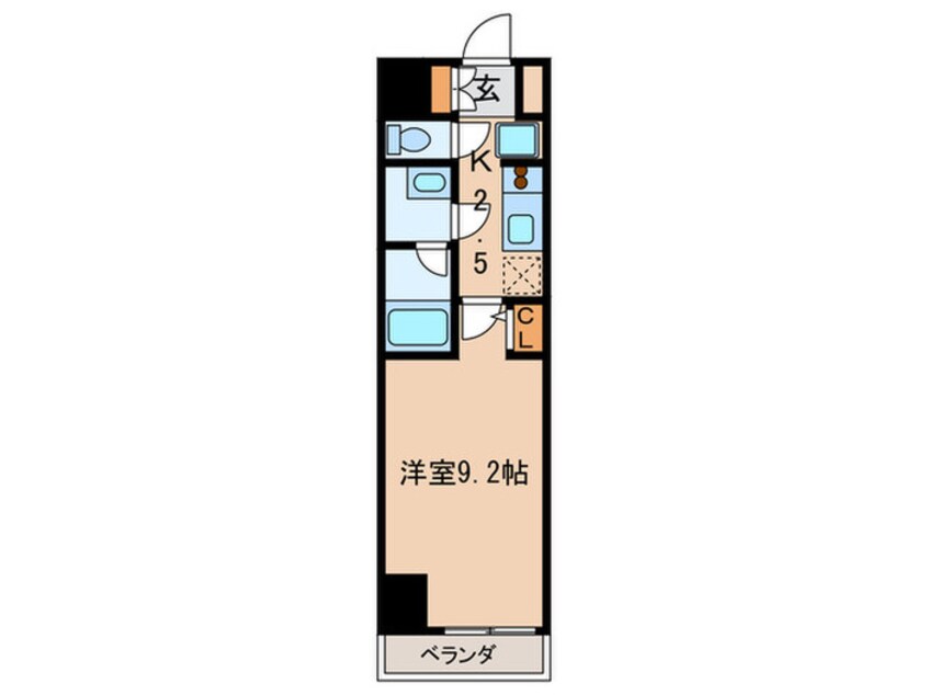 間取図 エルスタンザ徳川