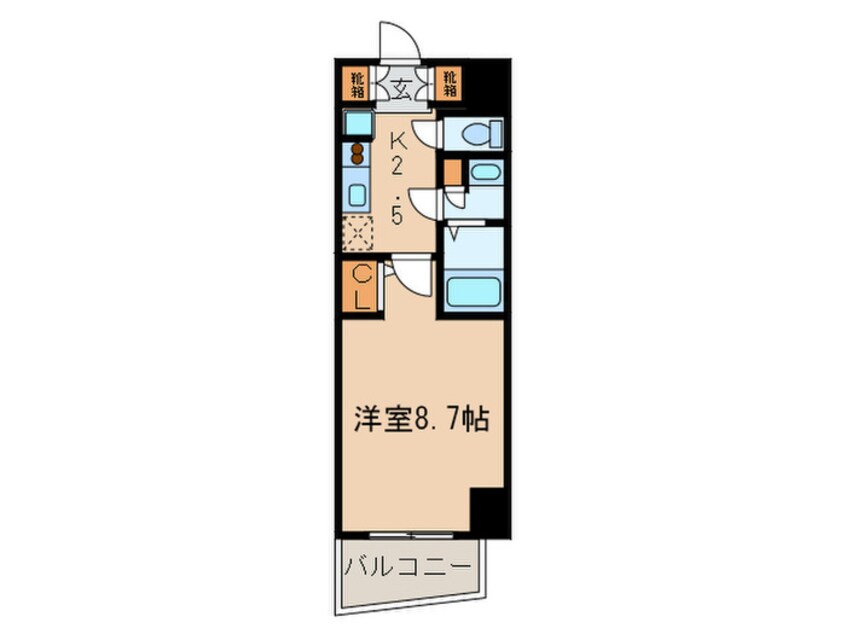 間取図 エルスタンザ徳川