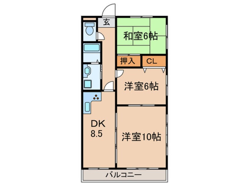 間取図 フェアリ－・マナ