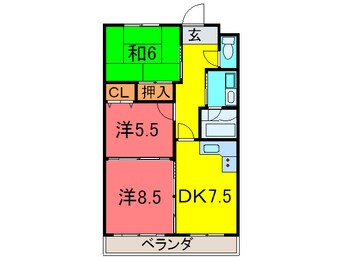 間取図 フェアリ－・マナ