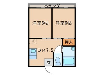 間取図 双葉ハイツ