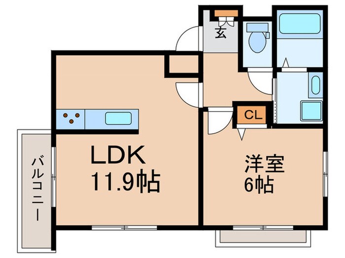 間取り図 ユーハイツ三和Ⅲ