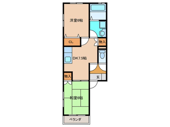 間取り図 ハイツ・グローブ