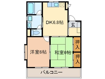 間取図 ハイツ旭