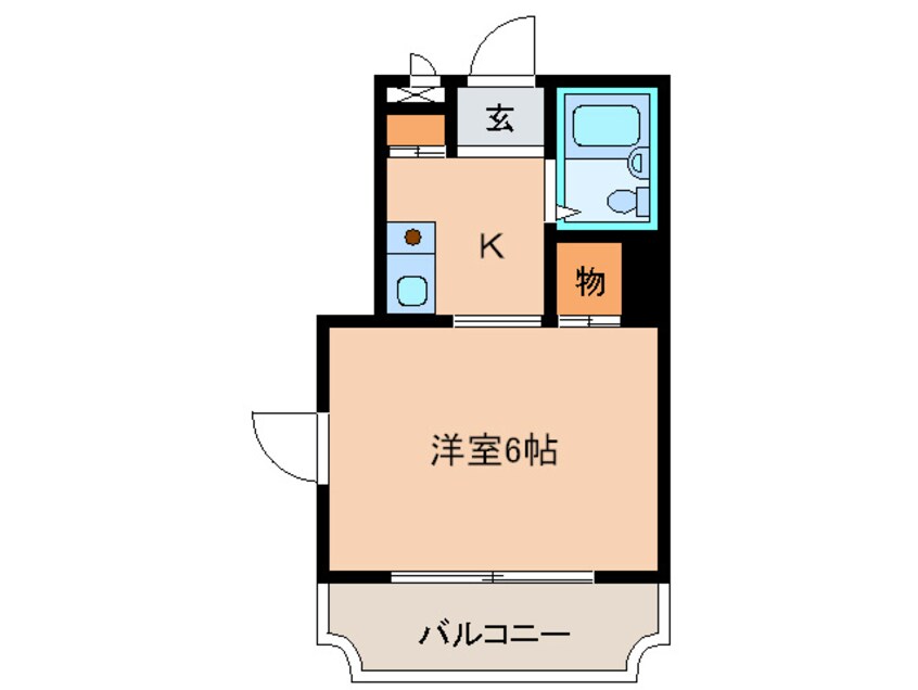 間取図 サントピア東海通１