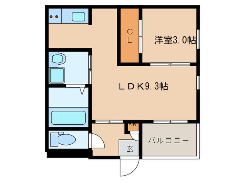 間取図 REGALEST　Ele